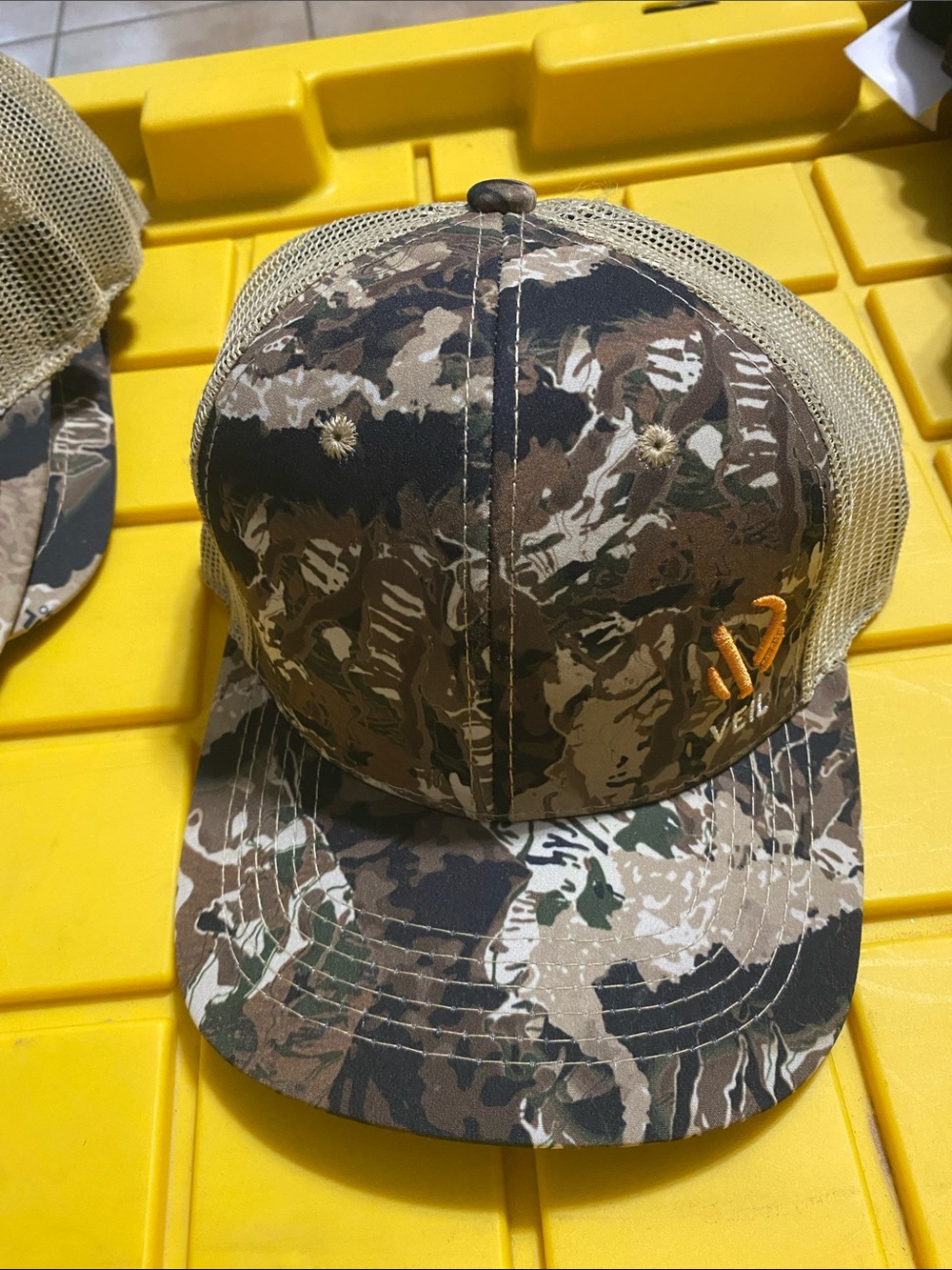 Veil Camo Trucker Hat - Brown Camo